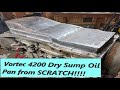 DIY Dry Sump Oil Pan From SCRATCH in 12 minutes!! Turbo Vortec 4200 Toyota Corolla Time Attack Build