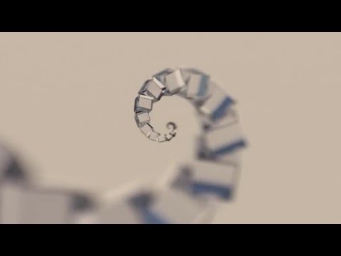 Blender cubes array modifier animation, glass + volume absorption, cycles