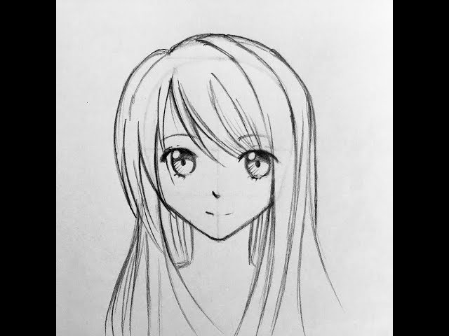 How to Draw: Anime Girl Face : 8 Steps - Instructables