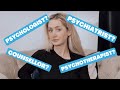 What is the difference between Psychiatrists, Psychologists, Psychotherapists, and Counsellors?