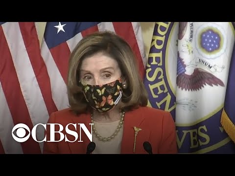 Nancy Pelosi addresses Trump impeachment, inauguration security concerns.