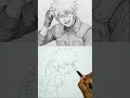 DRAW Kakashi From Naruto series #naruto #shorts #art #anime