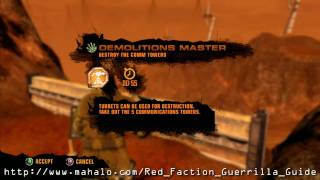 Red Faction Guerrilla Walkthrough - Parker Sector - Demolitions Master #2