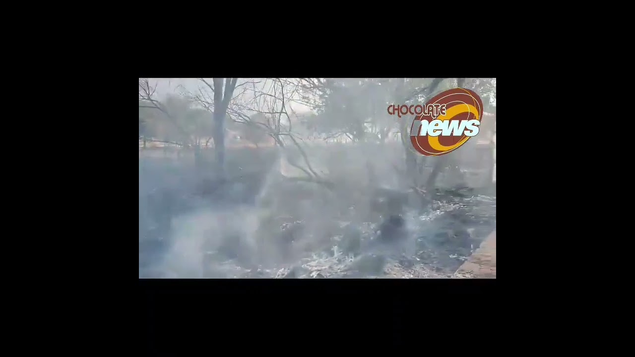 incêndio em lotes provoca queima de caixa d'água e ar condicionado em Barra do Garças.