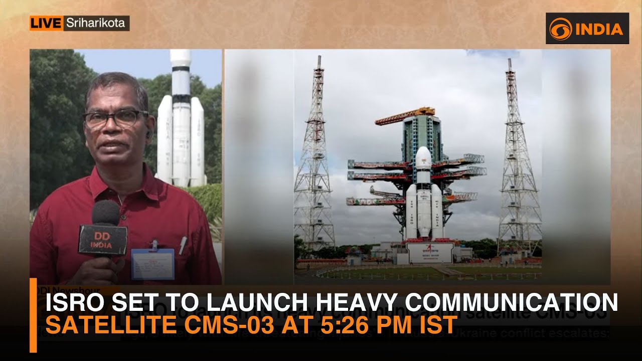 CMS03 Satellite Launch ISRO