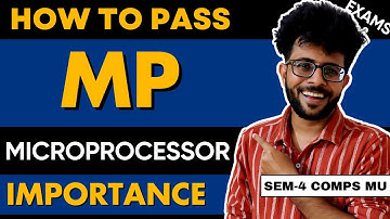 How to Pass Microprocessor 2025 | Microprocessor Importance | MU SEM 4  COMPS ✅📚