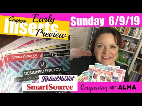 Early 6/9/19 Coupon Insert Preview, SmartSource, Retail Me Not