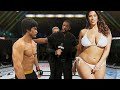 UFC  4 | Bruce Lee vs. Ashley Graham  (EA Sports UFC 4)