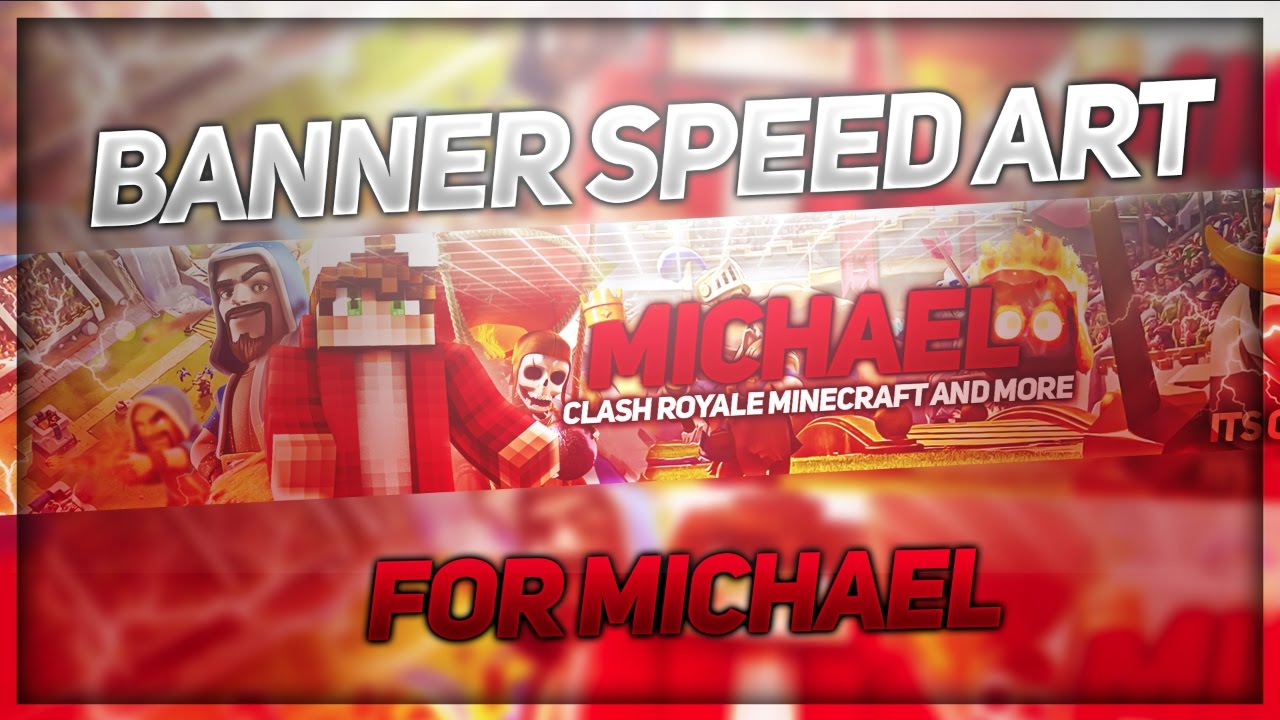 Speed Art Banner for Michael(IAMCRAFT) - YouTube