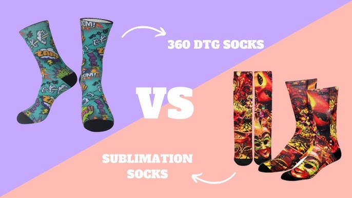 Full Color Dye Sublimation Socks