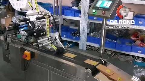 Gift card paging feeding top flat surface labeling machine card label applicator line