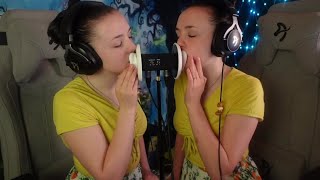 ASMR - Twin Ear eating - Best tingles ever