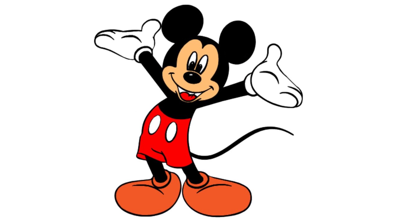 Coloring Mickey Mouse - Coloring Pages for Toddlers - YouTube