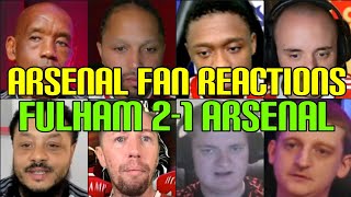 ANGRY 🤬 ARSENAL FANS REACTION TO FULHAM 2-1 ARSENAL | FANS CHANNEL