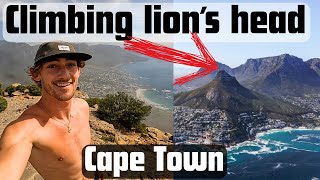 🔥SOLO HIKE UP LION'S HEAD Cape Town, South Africa🔥 ℹ️ HIKING GUIDE! Is it safe?