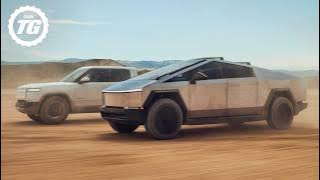 Tesla Cybertruck vs Rivian R1T: Off-Road Drag Race!