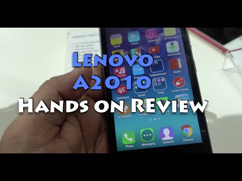 Lenovo A2010 Hands on Review, Camera, Features and India Price