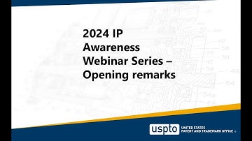 IP Awareness Webinar – Opening Remarks
