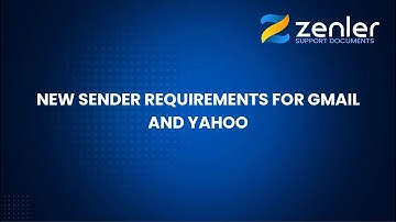 🚀 New Sender Requirements for Gmail and Yahoo
