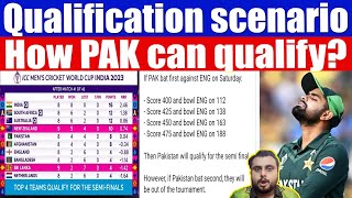 What does Pakistan need against England to qualify for semis