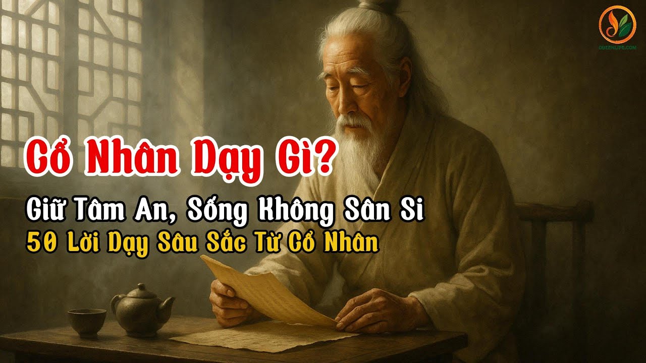 Giữ Tâm An, Sống Không Sân Si – 50 Lời Dạy Sâu Sắc Từ Cổ Nhân | Cổ Nhân ...