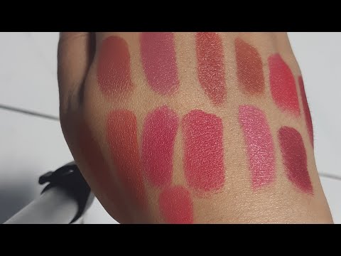 Colorbar matte touch lipstick new 13 shades launch swatches | best pink lipstick for festive season