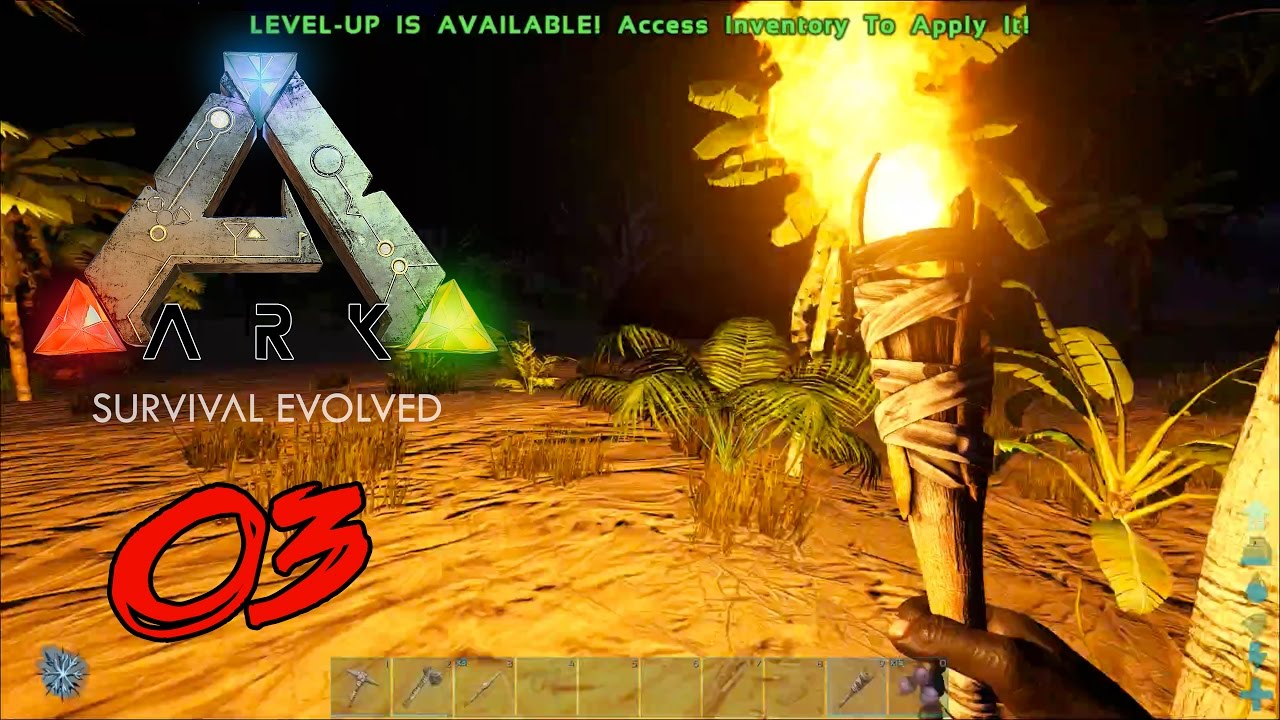 gaming logo ARK: SURVIVAL EVOLVED - Episode 03 - A tough day
