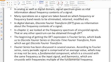 DSP - Chapter 4 - Fourier Series Introduction