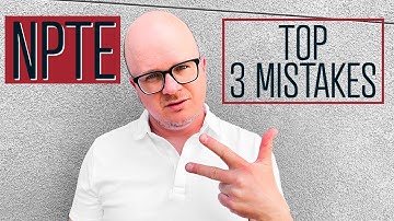 3 Mistakes Students Make When Studying for the NPTE