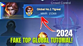 FAKE TOP GLOBAL TUTORIAL 2024! MOBILE LEGENDS BANG BANG screenshot 3