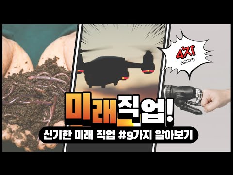 우리가 잘 모를수도 있는 신기한 미래 직업 9가지 