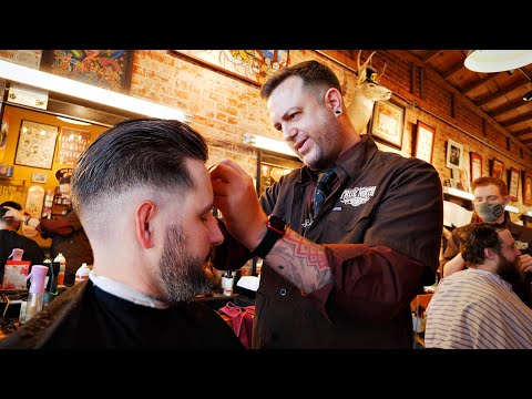 ? High and Tight Haircut from Start to Finish | True North Barber Shop