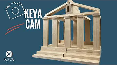 How to Build a Portico with KEVA Planks // Intermediate // 49 Planks // KEVA Cam