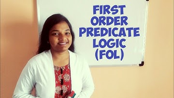 First Order Logic in Artificial Intelligence | FOL | Convert English sentences into FOL