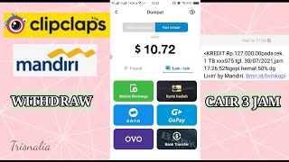 Withdraw Clipclaps dengan Transfer Bank