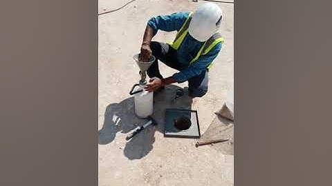 Soil - Field density test (Compaction test) at site by sand replacement method