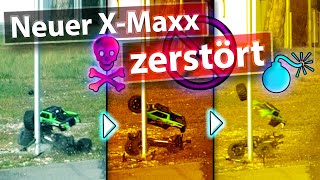 Traxxas X-Maxx Crash bei Höchstgeschwindigkeit - Neuer #XMaxx zerstört?