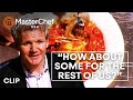 Gourmet Sausage Roll Stumps Chef Ramsay | MasterChef USA | MasterChef World