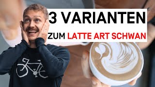 Latte Art Schwan | Cappuccino mit Muster Tutorial Deutsch | Latte Art Fortgeschritten