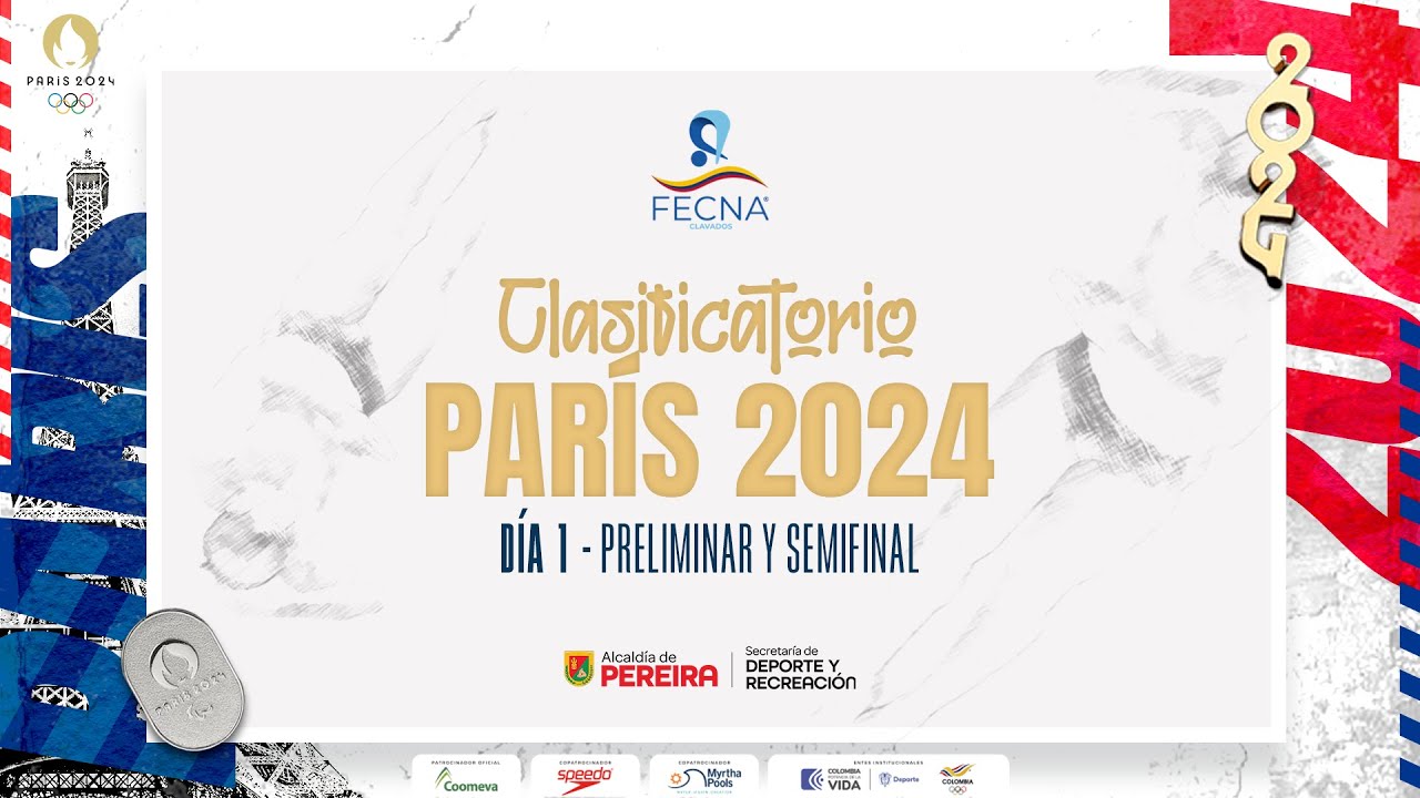 🎖️🏆Clasificatorio París 2024 CLAVADOS Día 1, Preliminar y Semifinal