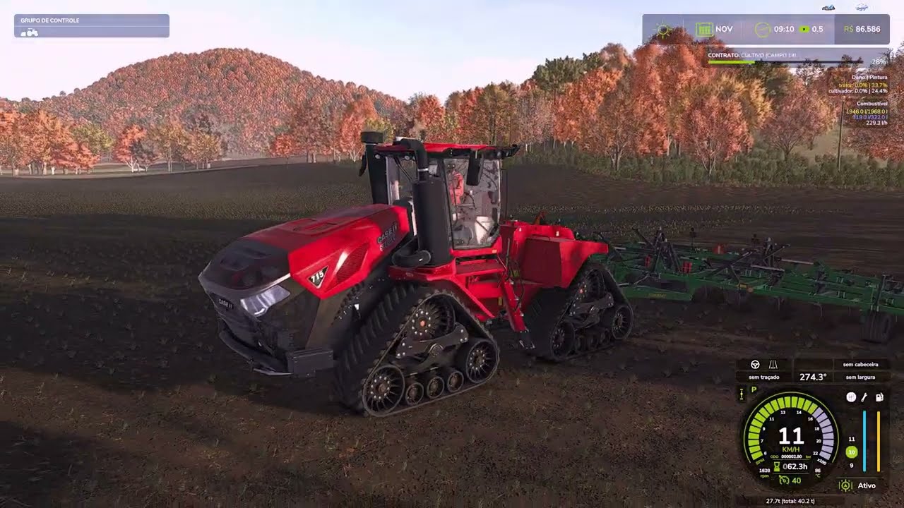 🔴CASE STEIGER 715 MONSTRO EM AÇÃO 😱 | Farming Simulator 25 2K ULTRA REAL🚜💥😍🔥