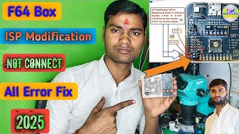 F64 Box ISP Modification 2025 || F64 Box ISP Connection Error Fix 2025