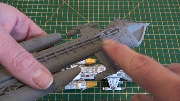 Space 1999 Hawk by MPC - Part 2 - Built