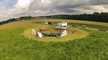 IARU R1 Fieldday CW 2016 @DK0ED/P dismantling station timelapse [HD]