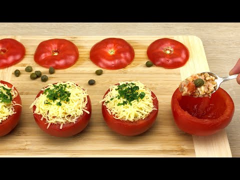 Video: Einfache Gefüllte Tomaten Mit Hühnchen