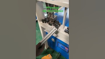 How to make money using a circular pipe punching machine, design of a circular pipe punching machine