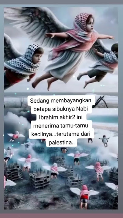 Anak Anak Palestina Sedang Bermain Bersana Nabi Ibrahim Serta Istrinya Siti Sarah #shorts #viral