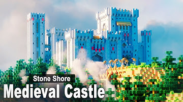 Minecraft: How to decorate a Medieval Castle | Tutorial Part.3