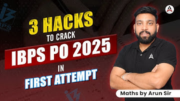 Crack IBPS PO 2025 with Arun Sir