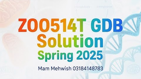 ZOO514T GDB Solution | Krebs Cycle Disorders Explained | Spring 2025 | Complete Assignment Guide